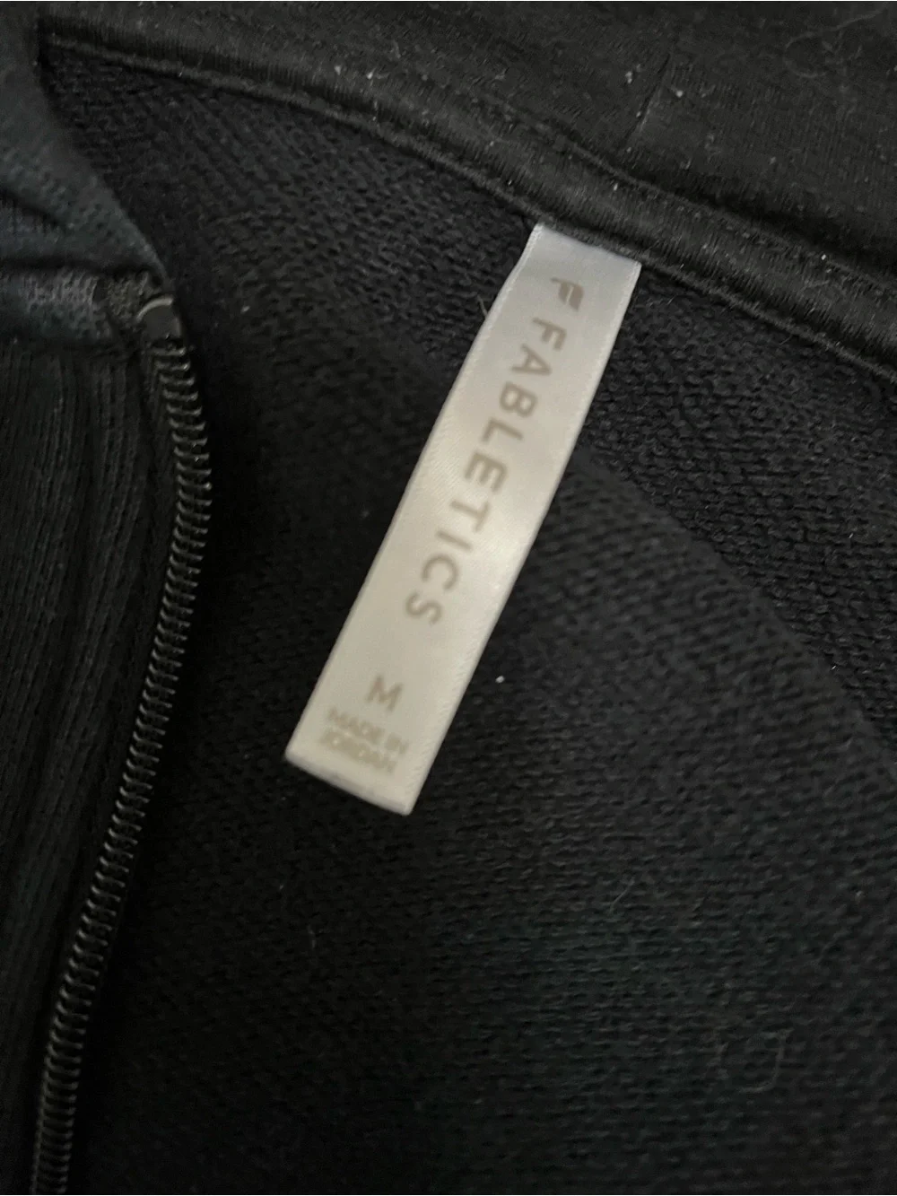 Fabletics Black Full-Zip Hoodie - Picture 3 of 3